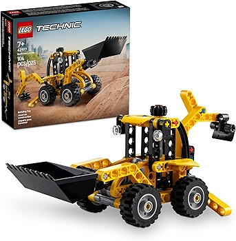 LEGO Technic Backhoe Loader: A Hands-On Introduction to Working Gears for Young Builders