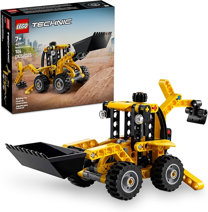 LEGO Technic Backhoe Loader: A Hands-On Introduction to Working Gears for Young Builders