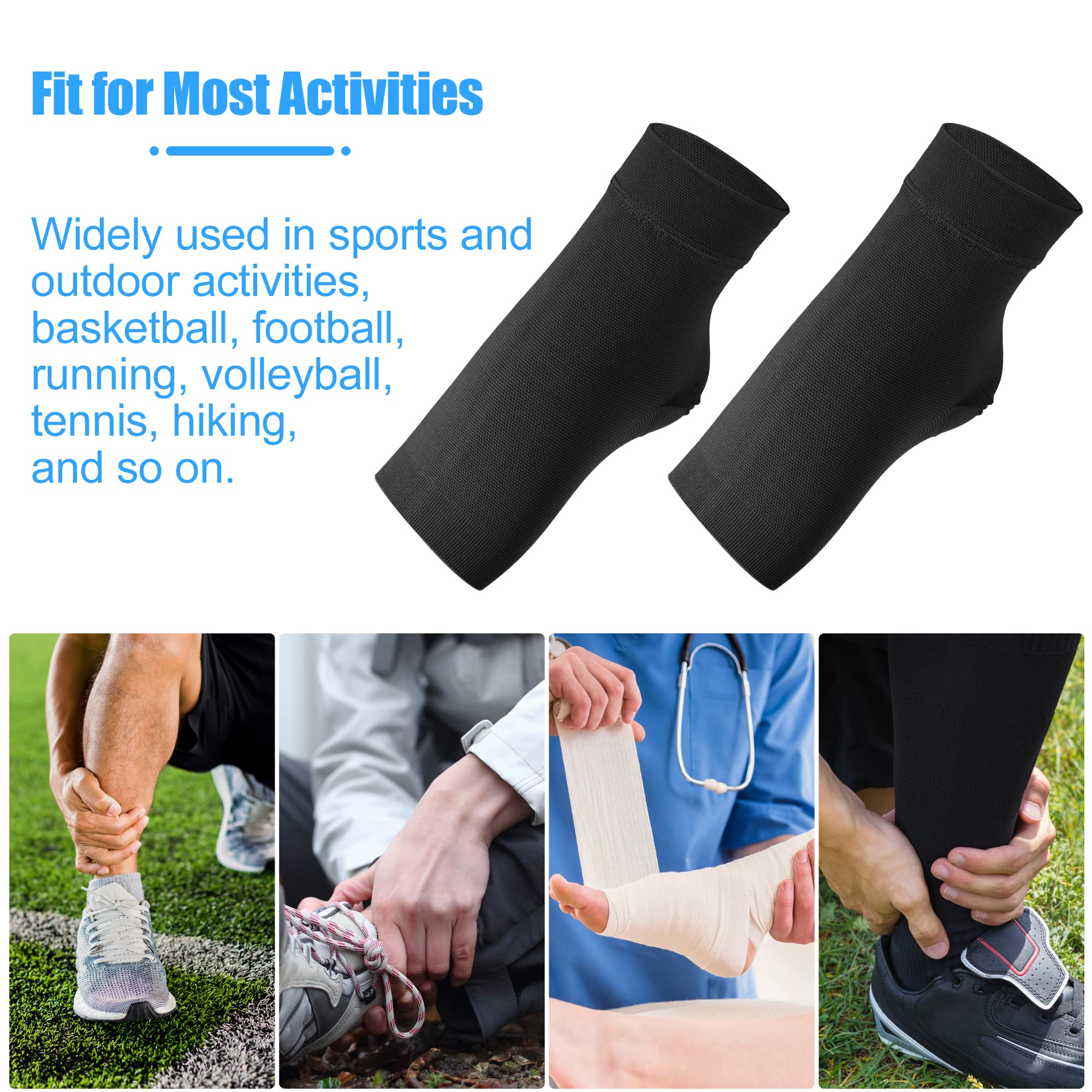 Amazon | VOCOSTE 足首圧縮スリーブソックス 足首装具 アキレス腱