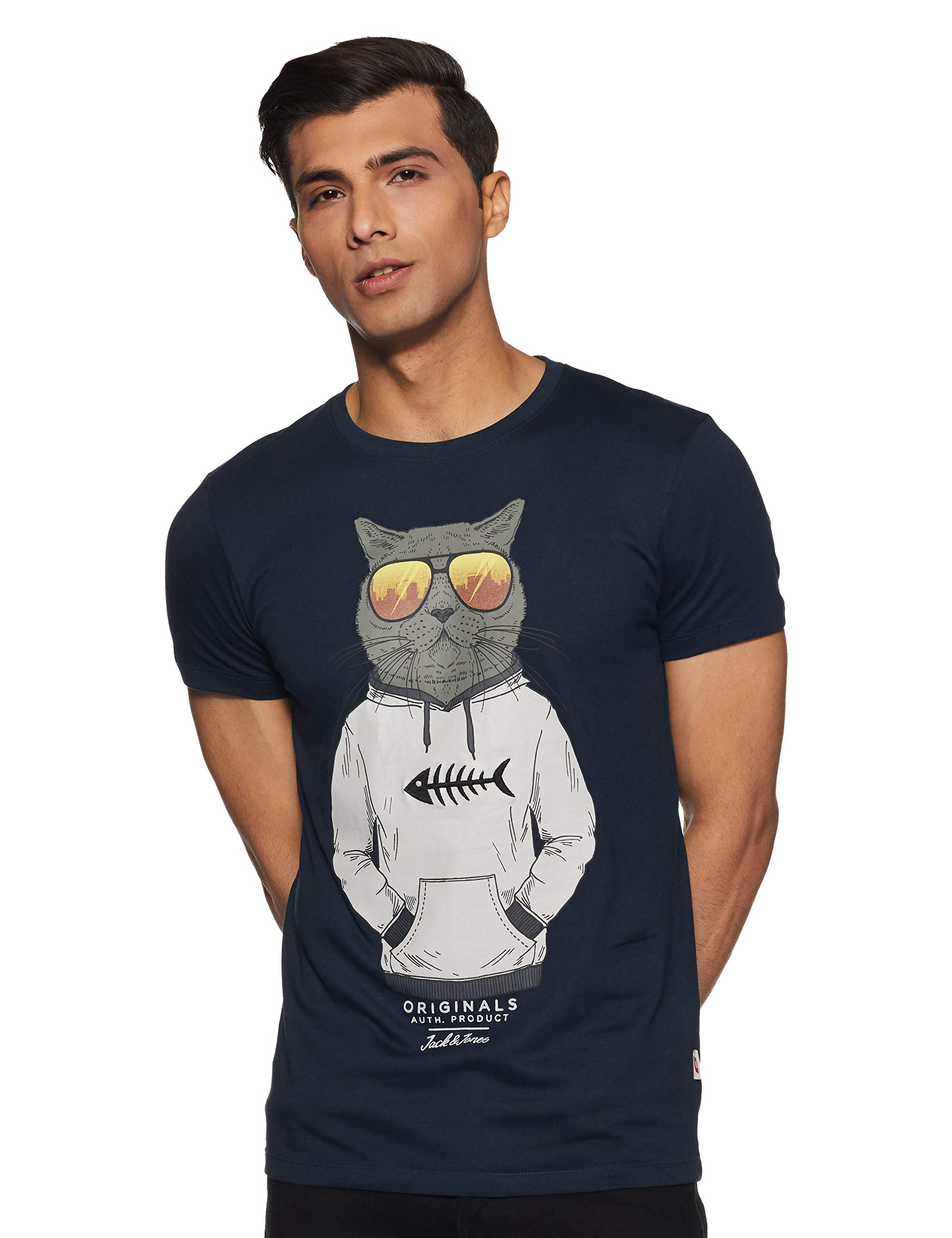 Jack & Jones Men's Printed Slim Fit T-Shirt