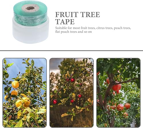 Miniatura 8 de Yardwe 2 rollos de cinta de injerto de película elástica para injerto de jardín, cinta de reparación de plantas, cinta de plantas, cinta de jardín,