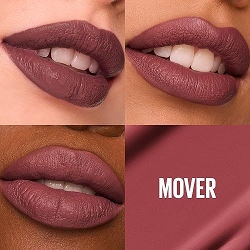 Miniatura 2 de Maybelline SuperStay - Lápiz labial líquido de tinta mate, Mover. 0.17 Oz liquidas