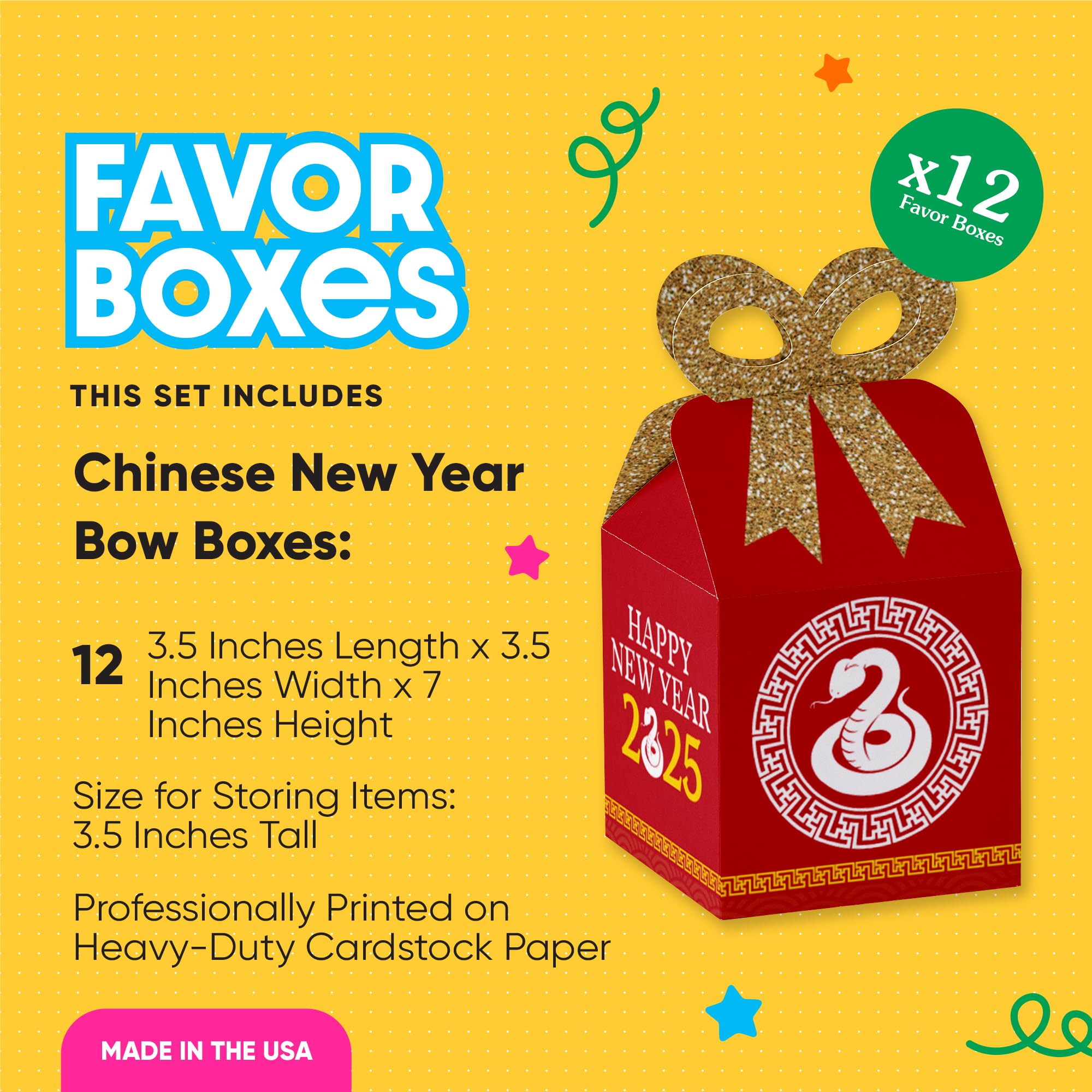 Amazon.com: Big Dot of Happiness Chinese New Year - Square
