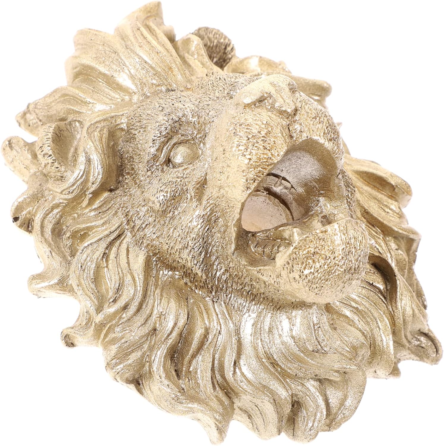 Lion Head Water Dispenser Decorative Fountain Nozzle Wall Mount Garden Ornament