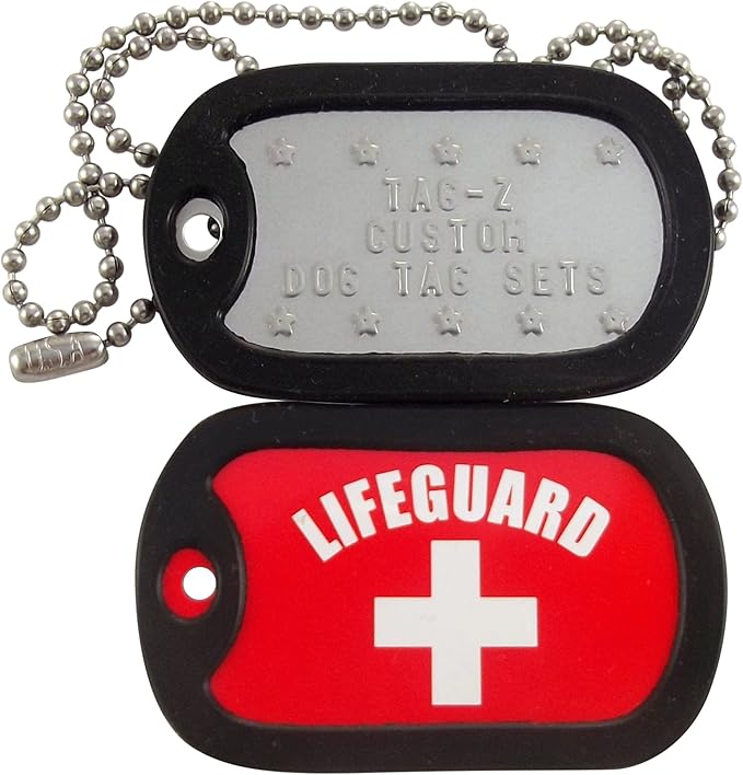 Military Dog Tags Custom Embossed Dog Tag Set