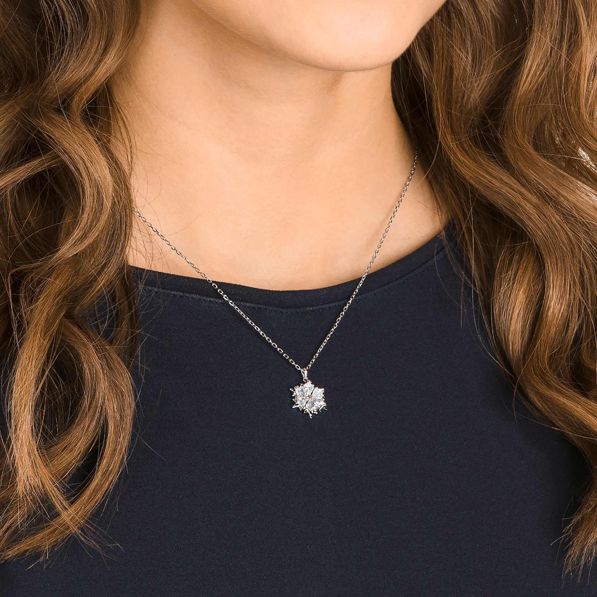 Swarovski Magic Evolution Kolekcja, płatek śniegu, pokryty rodem