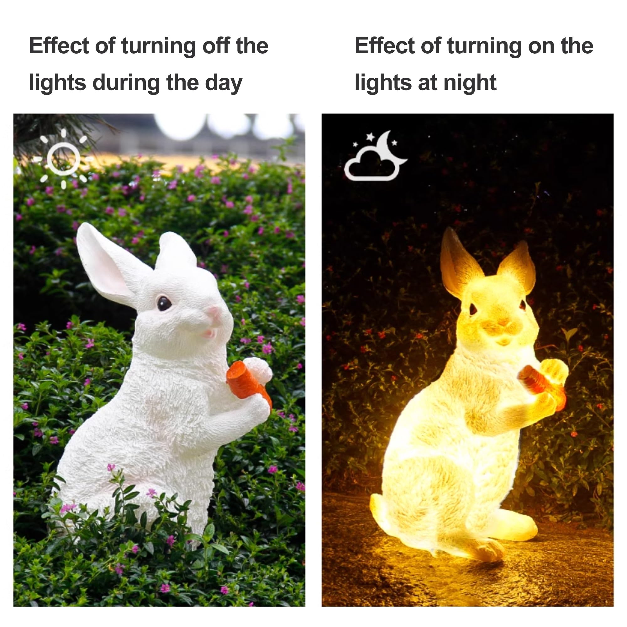 Lampada solare da giardino, Luci solari per esterni a forma di animale, palle luminose da giardino, con luci LED calde, luci decorative per esterni, impermeabili, per portico anteriore, patio, cortile