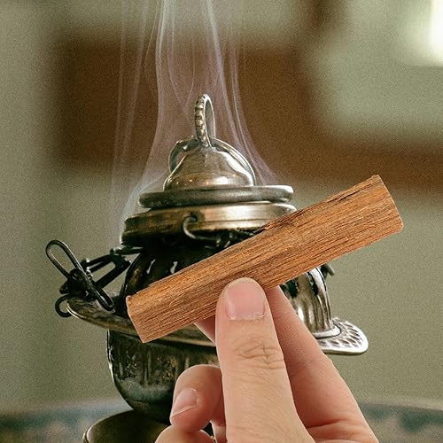 Miniatura 7 de Abaodam Palitos de sándalo, incienso de madera, para manchar, bolsa de polvo, madera de sándalo, palo de incienso fragante, palo de incienso de