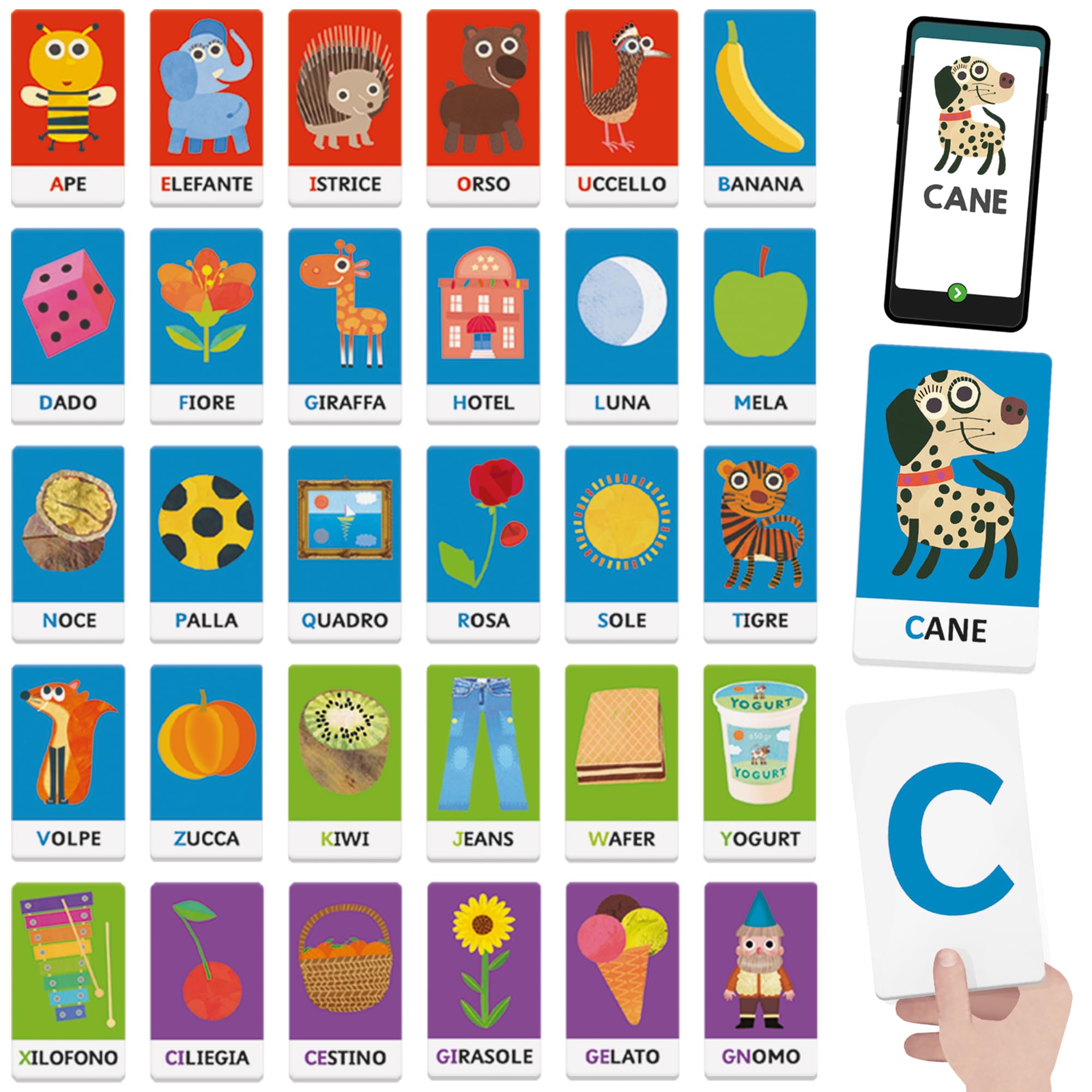 Headu Alphabet Flashcards With App - Interactive Phonics Learning Game For Kids 2-4 Years
