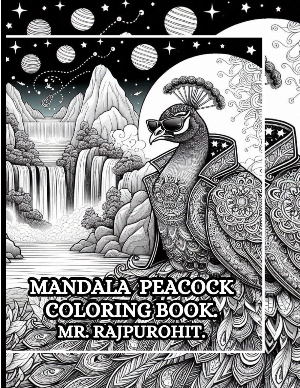 MANDALA PEACOCK COLORING BOOK.