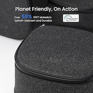 KIWI design P4 Carrying Case Compatible with Meta Quest 3S/3/2/Vision Pro Original Strap and Touch Controllers Accessories, Not for Any Elite/Halo or Battery Strap, Ideal for Travel and Home Storage