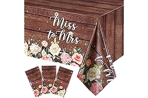 Rustic Tablecloths Elevate Your Bridal Shower Ambiance