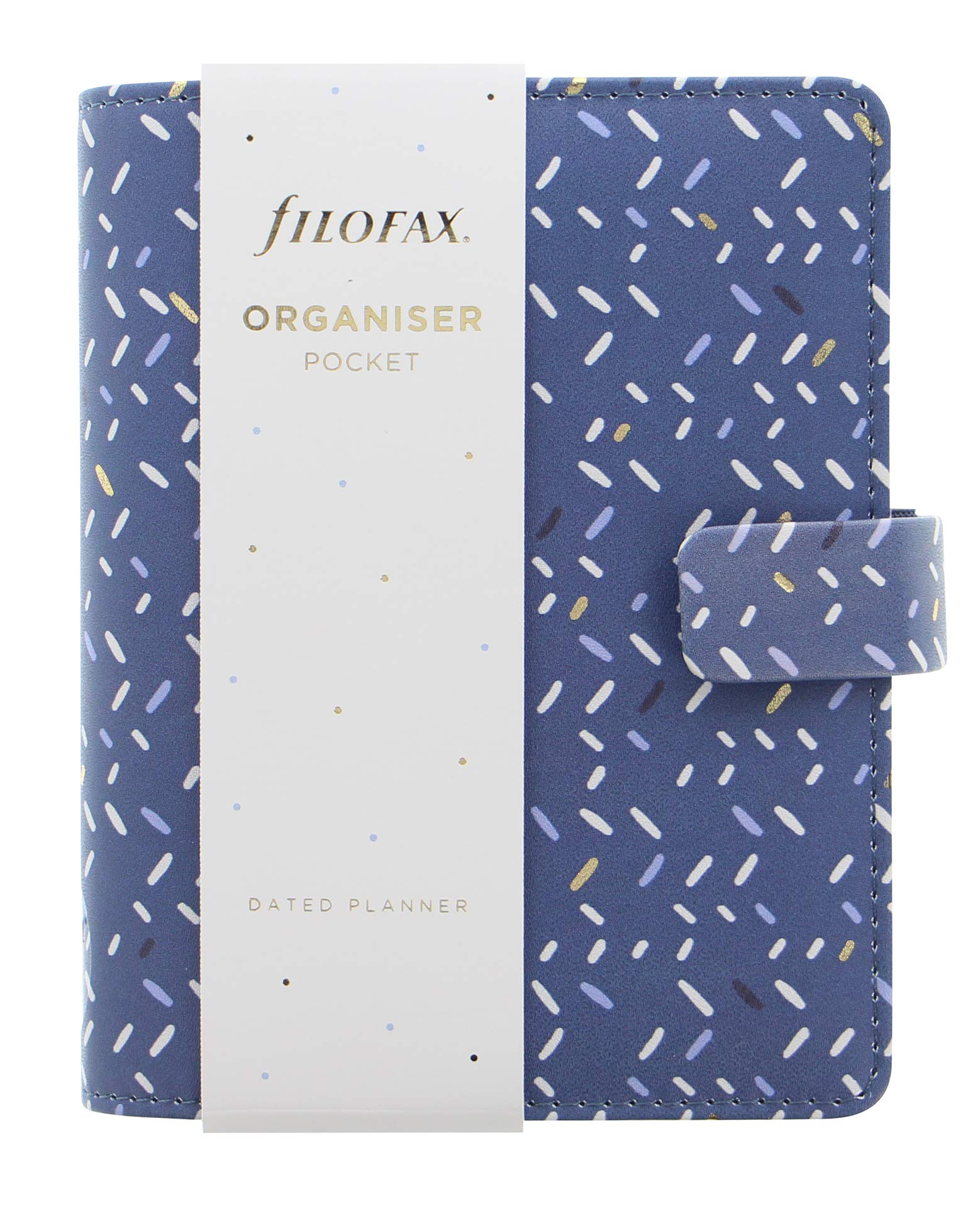 Filofax - Agenda ad anelli Indigo Frost, Blu