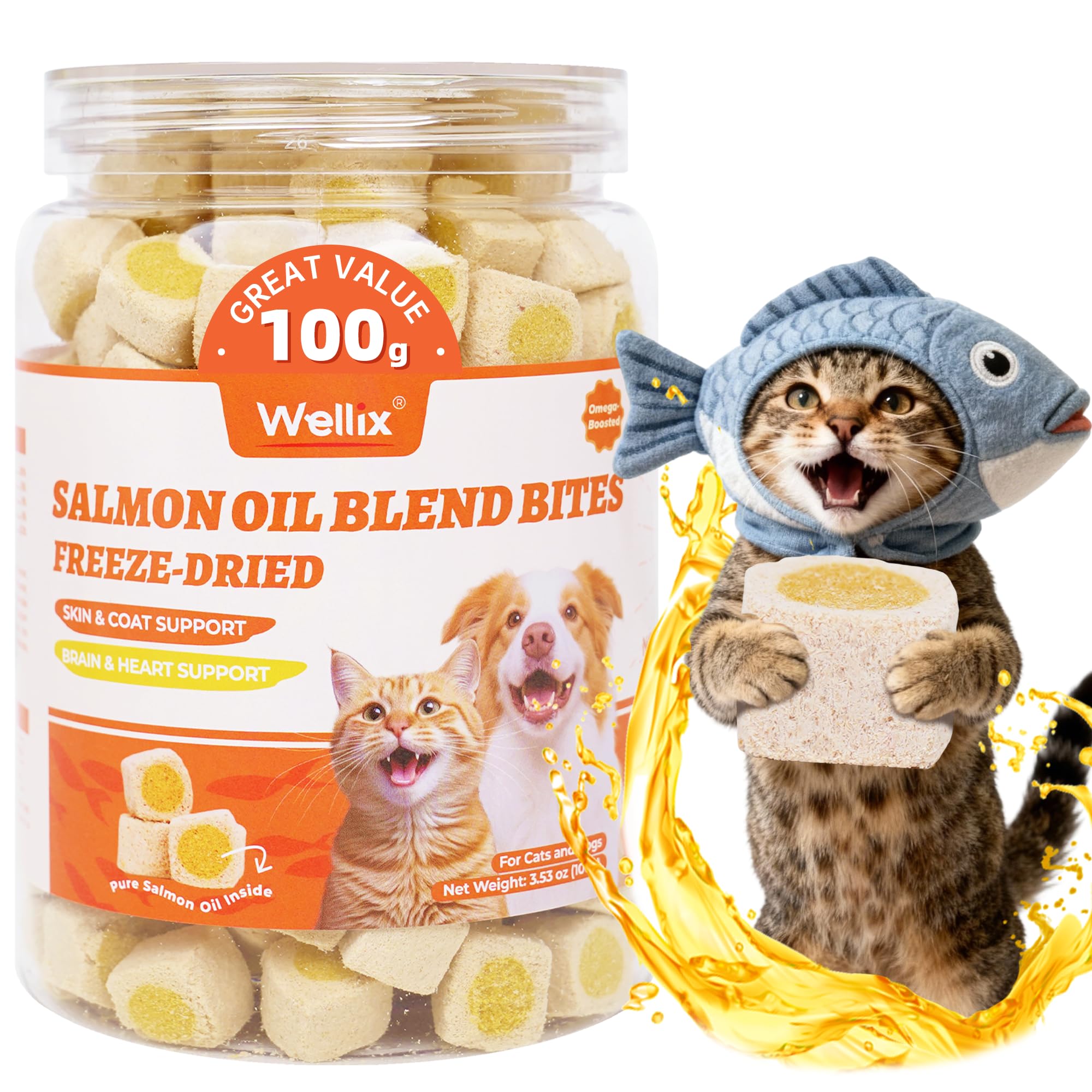 Amazon.com: Wellix Freeze-Dried Treats for Dogs&Cats