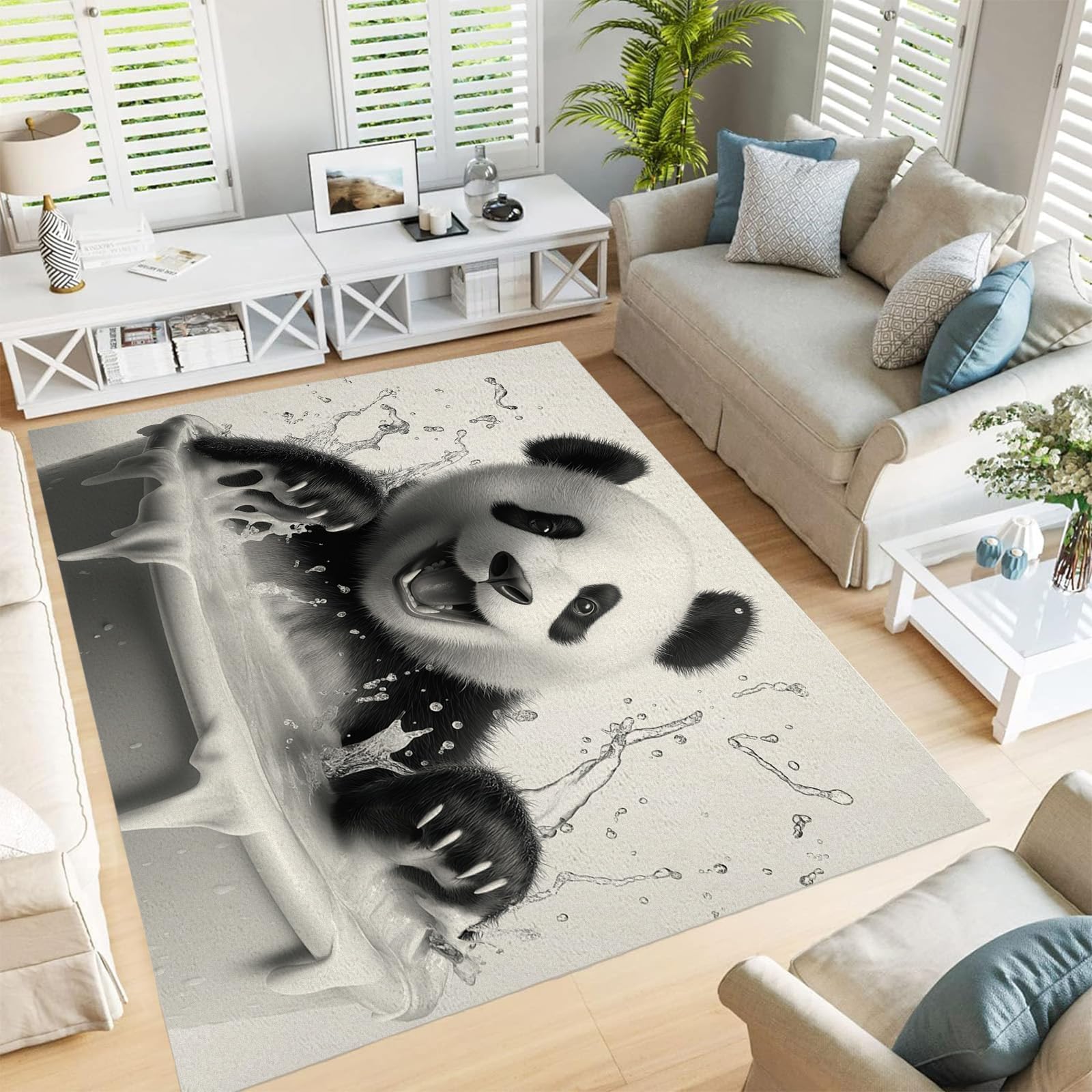 Tapis de salon moderne et doux pour chambre d'adulte