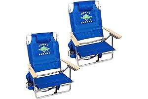 5 Position Backpack Tommy Bahama Aluminum Beach Chair