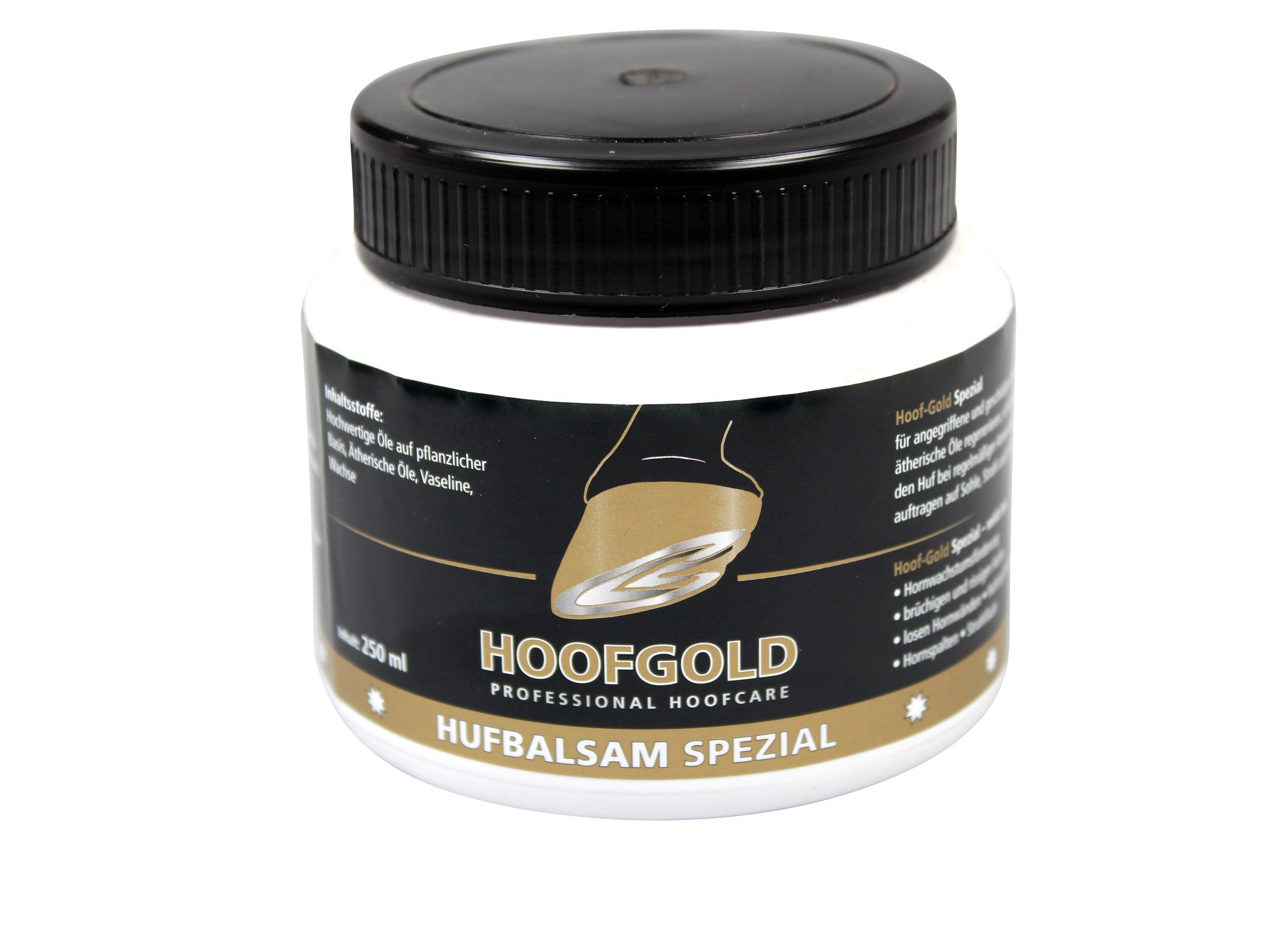 Set Hufbalsam Spezial & BlueStuff – Strahlfäule Pferd Mittel, Huffett & Hufpflege gegen Hufspalten, trockene Hufe, Hufrisse – 500 ml Balsam & 50 ml BlueStuff