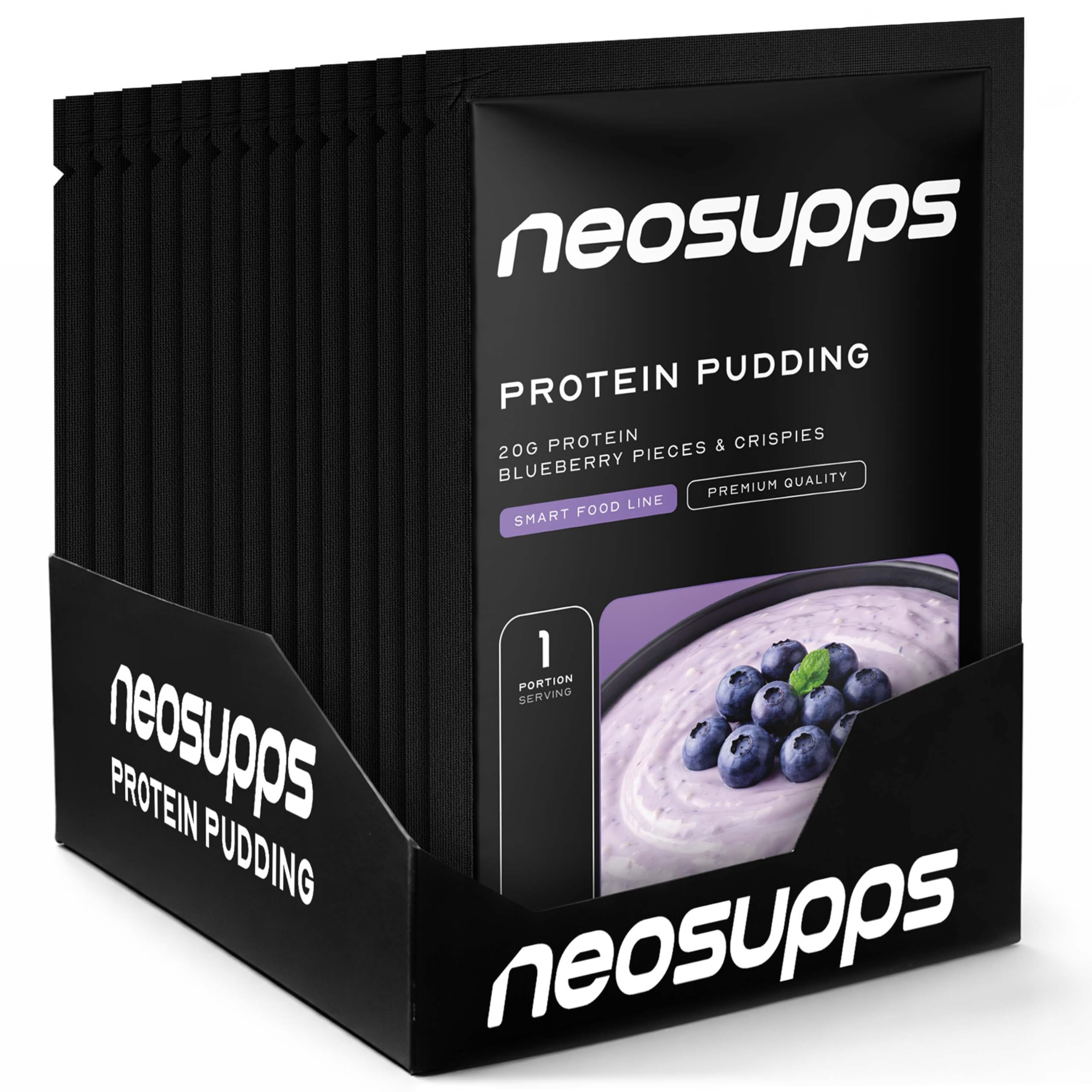 Neosupps Protein Pudding Blueberry High Protein Dessert