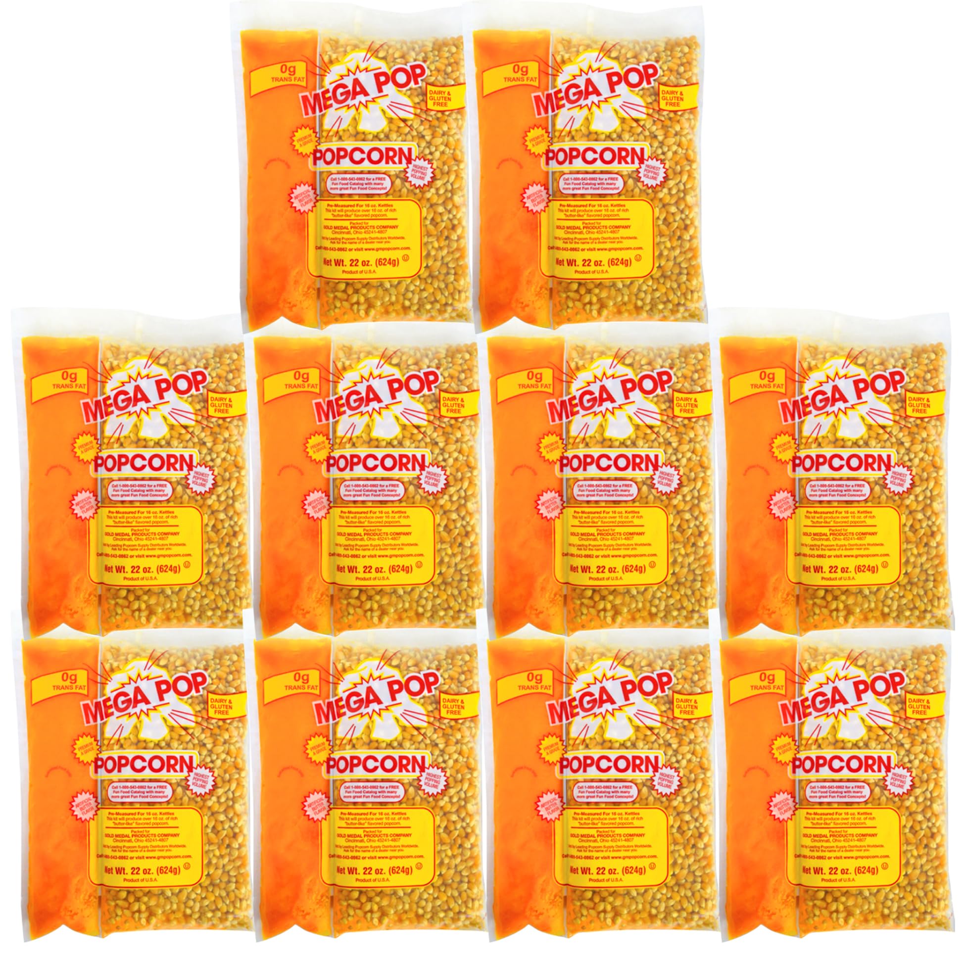 GenericMega-pop Popcorn Kit - 22 Oz. - 10 Ct.