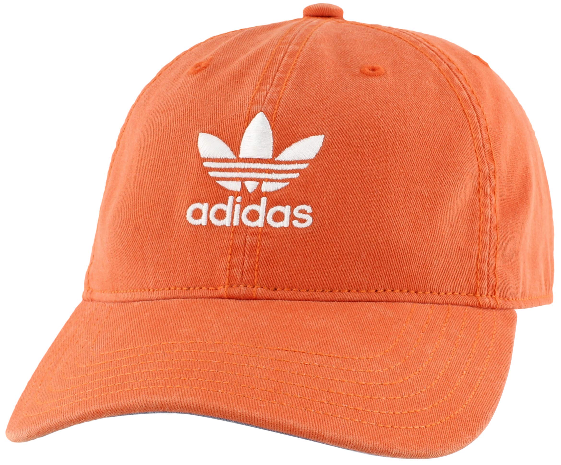 adidas Originals Men's Relaxed Strapback Cap, Craft Orange/White