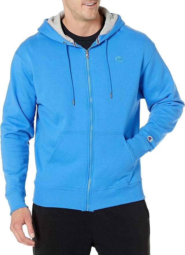 Champion Men's Powerblend Zip-Up Hoodie (Retired Colors)