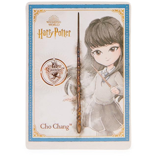 Foto 3 de 8 de Wizarding World Varita mágica de plástico Cho Chang de Harry Potter, con Tarjeta de Hechizo, 30,5 cm