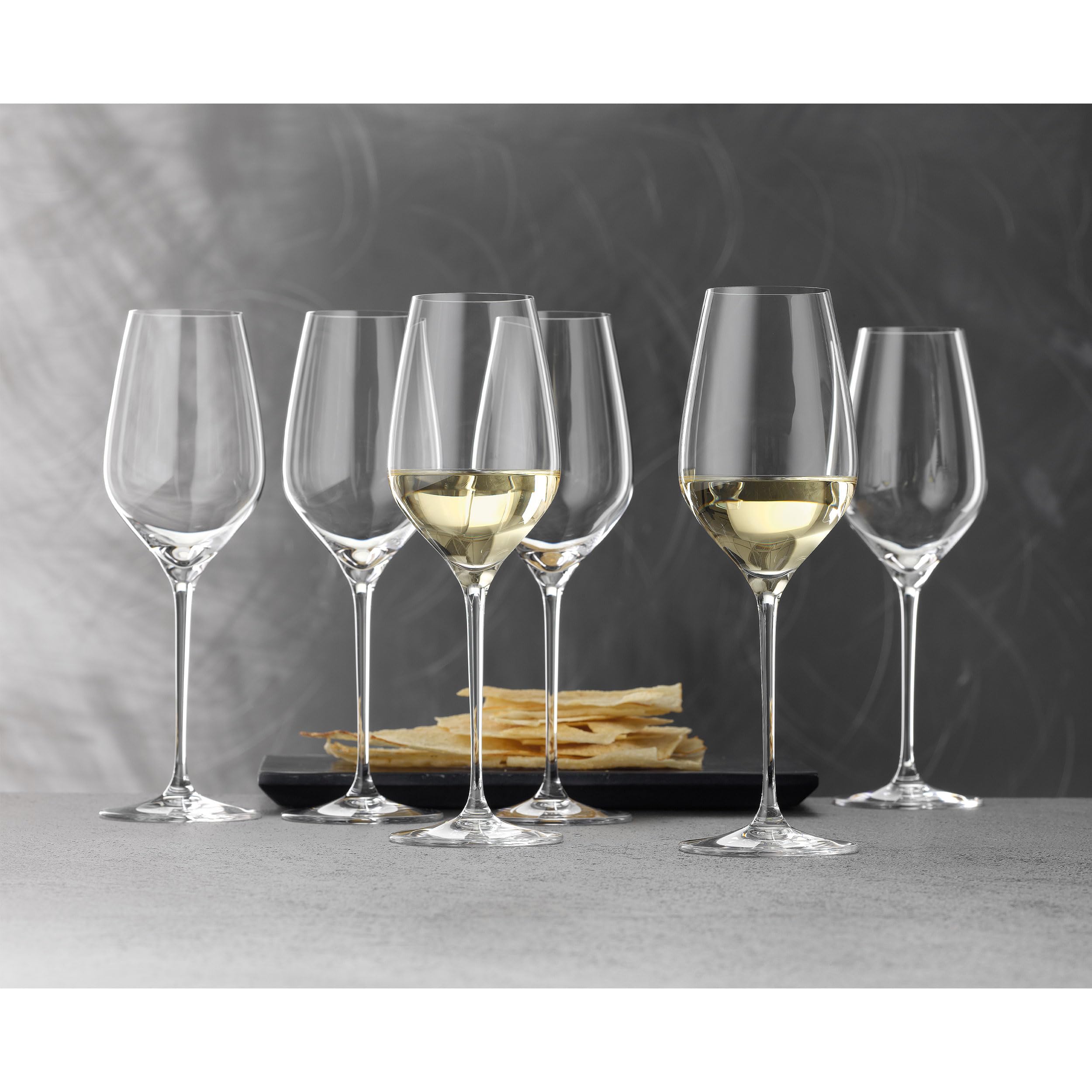 Spiegelau & Nachtmann, Topline 4190102 - Juego de 6 copas de vino blanco (cristal, 500 ml)