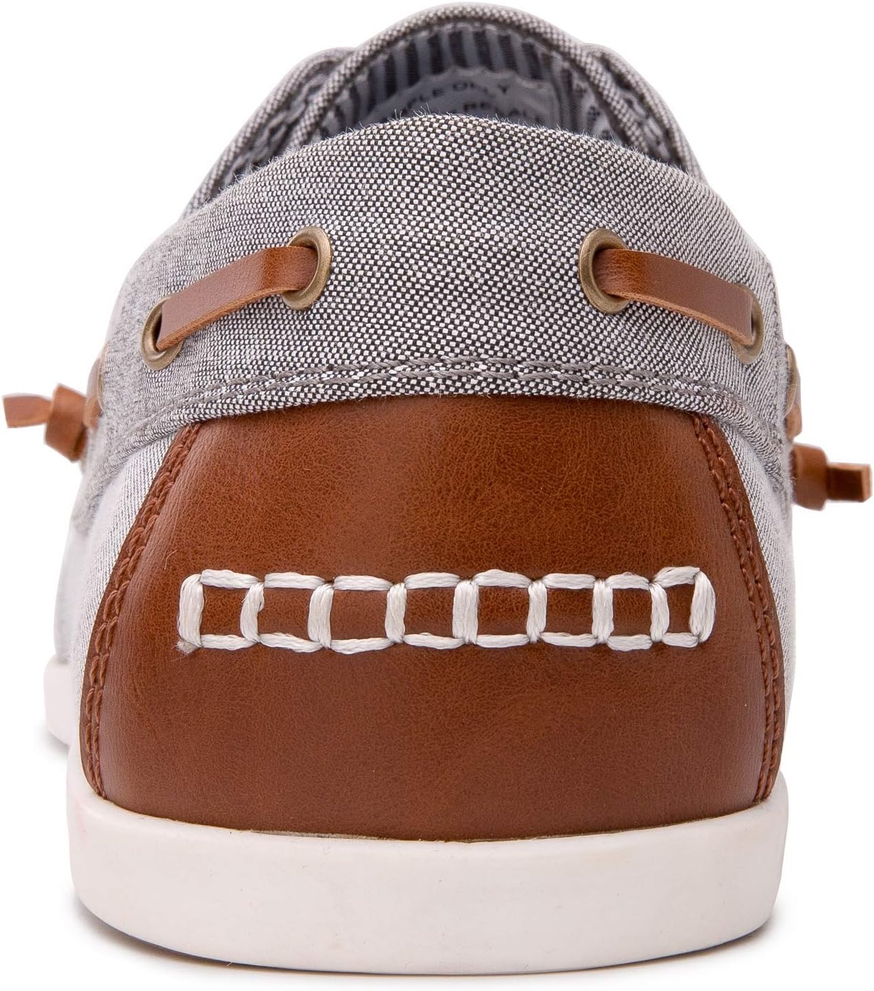 GW M1663-4 Loafers Shoes 7 M White Grey