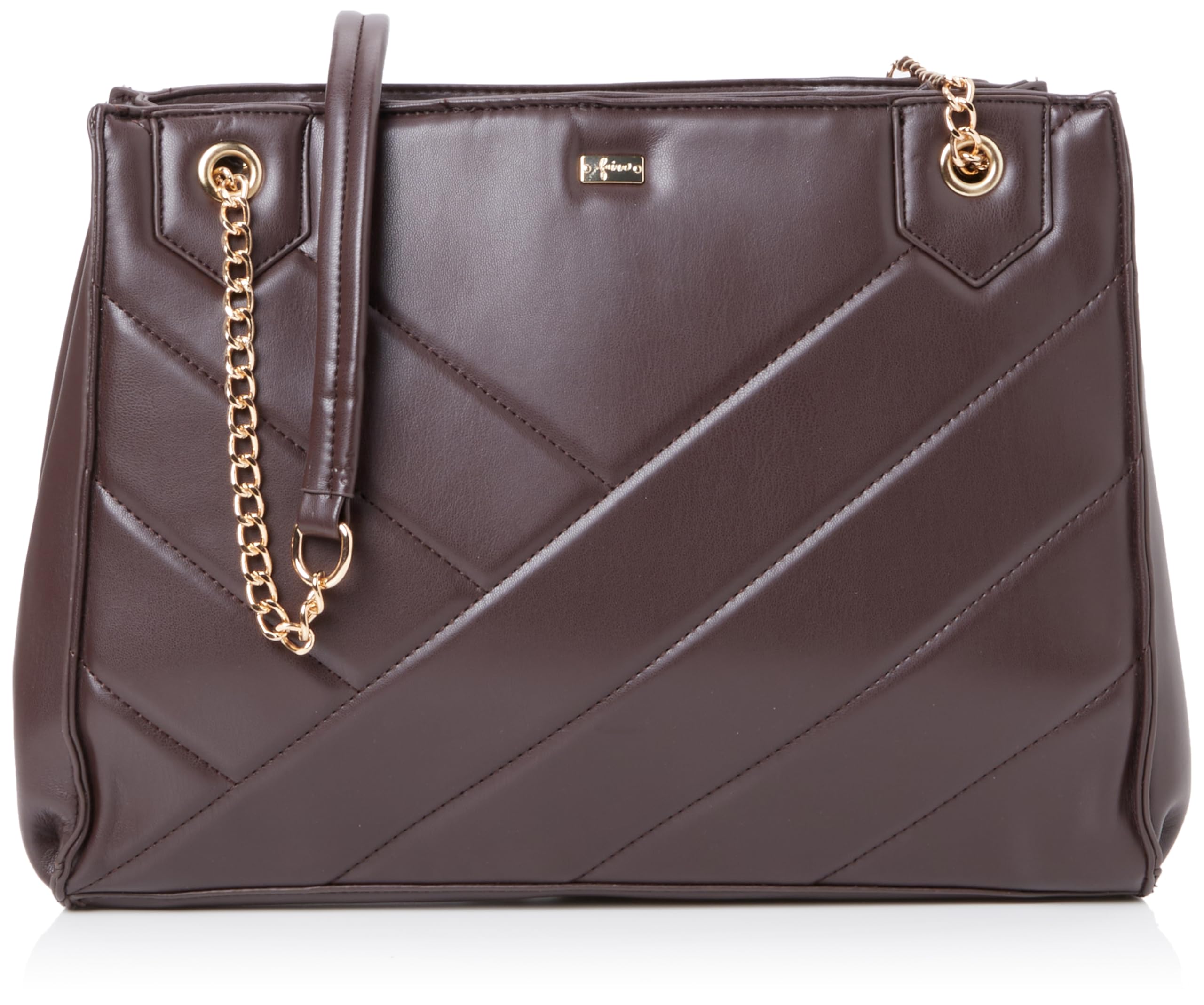 SIDONA Women's Handbag Shopper, Brown, One Size