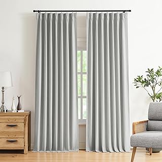 Vision Home Light Gray Pinch Pleated ...