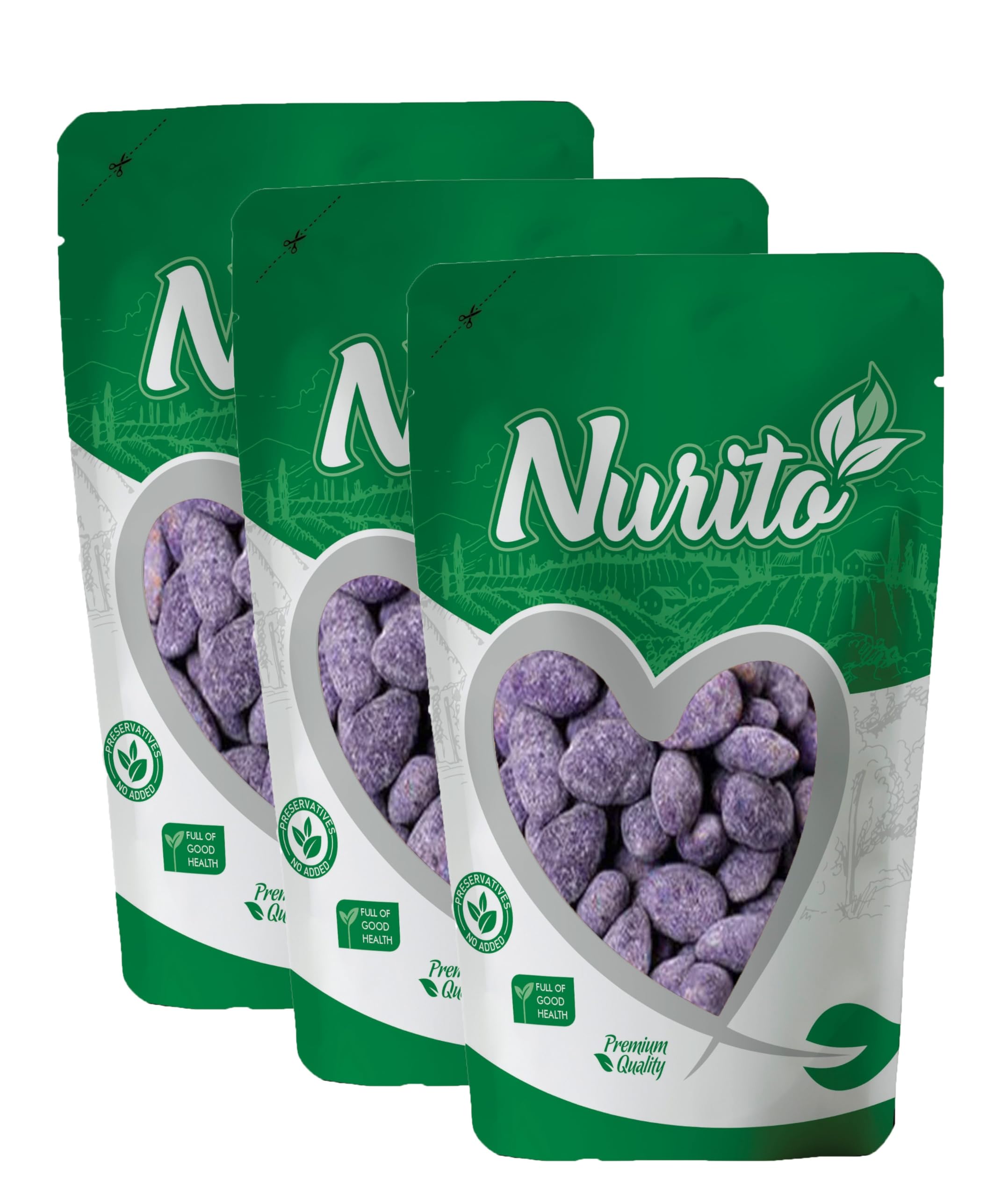 Nurito Badam Blueberry -600g (3 * 200g)-image-30