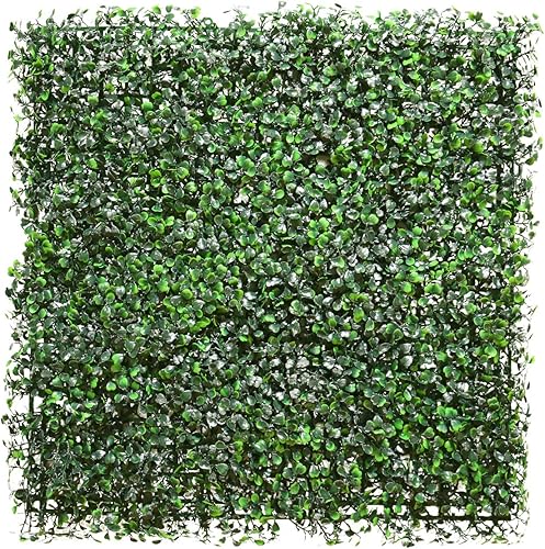 Miniatura 135 de Windscreen4less 6 paneles artificiales de boj de 20 x 20 pulgadas, seto topiario, plantas, hierba, pantalla de privacidad para exteriores, Boj
