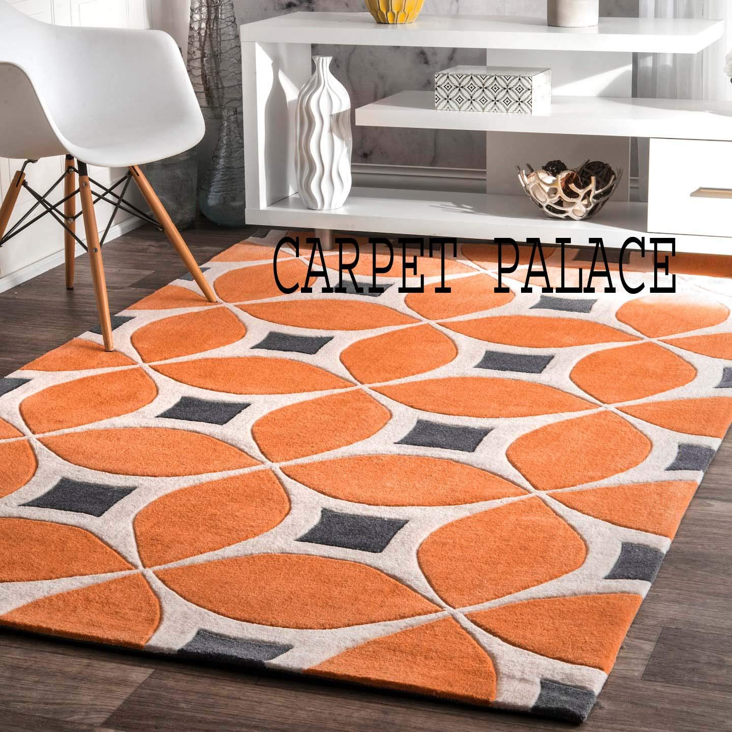 Buy Carpet Palace Modern Carpet (Multicolour, Wool And Wool Blend, 7 X