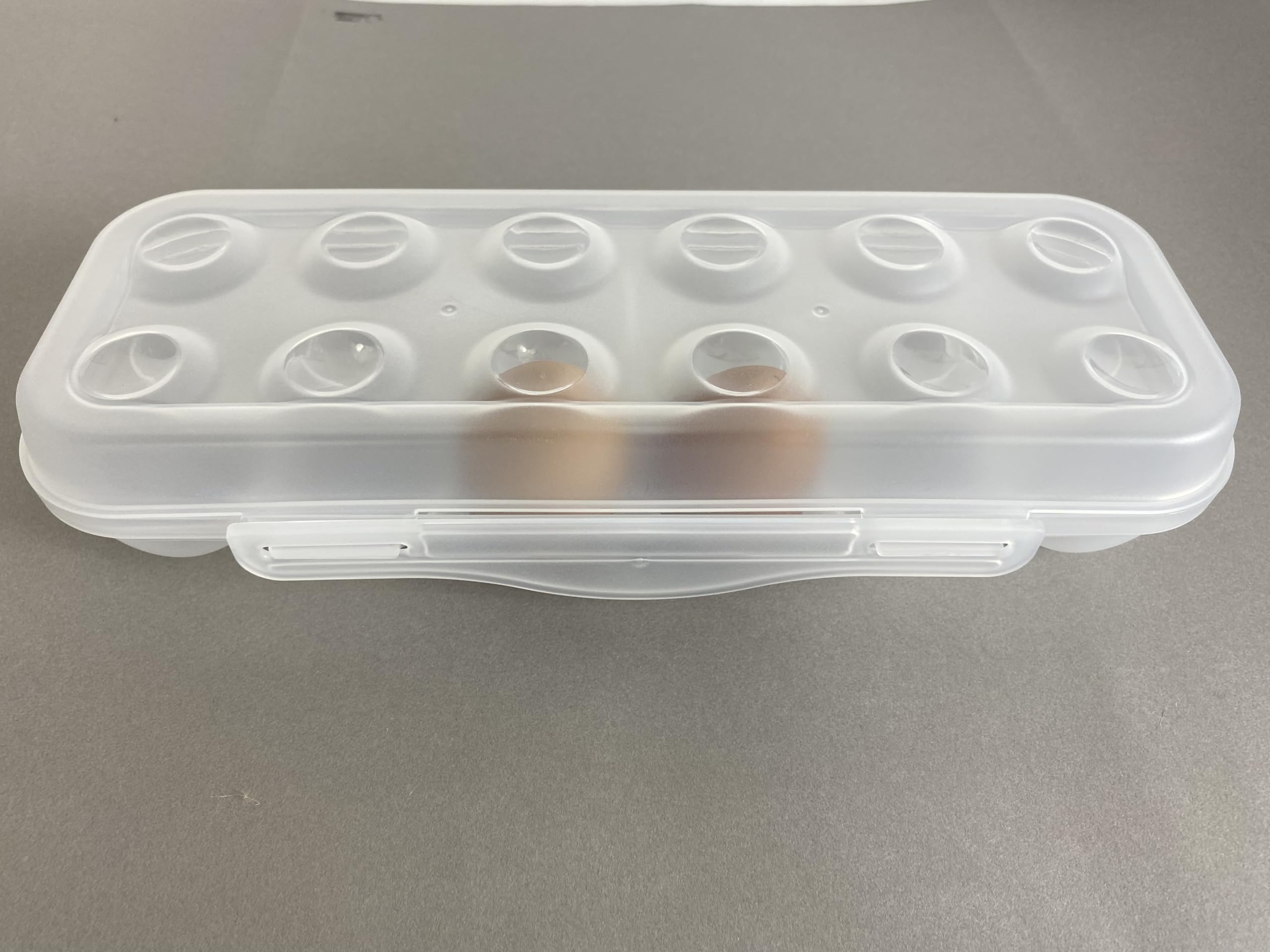 ZeQi Caja de huevos de plástico inastillable, portátil, polipropileno de grado alimenticio, refrigerador, contenedor de almacenamiento de huevos reutilizable, camping al aire libre