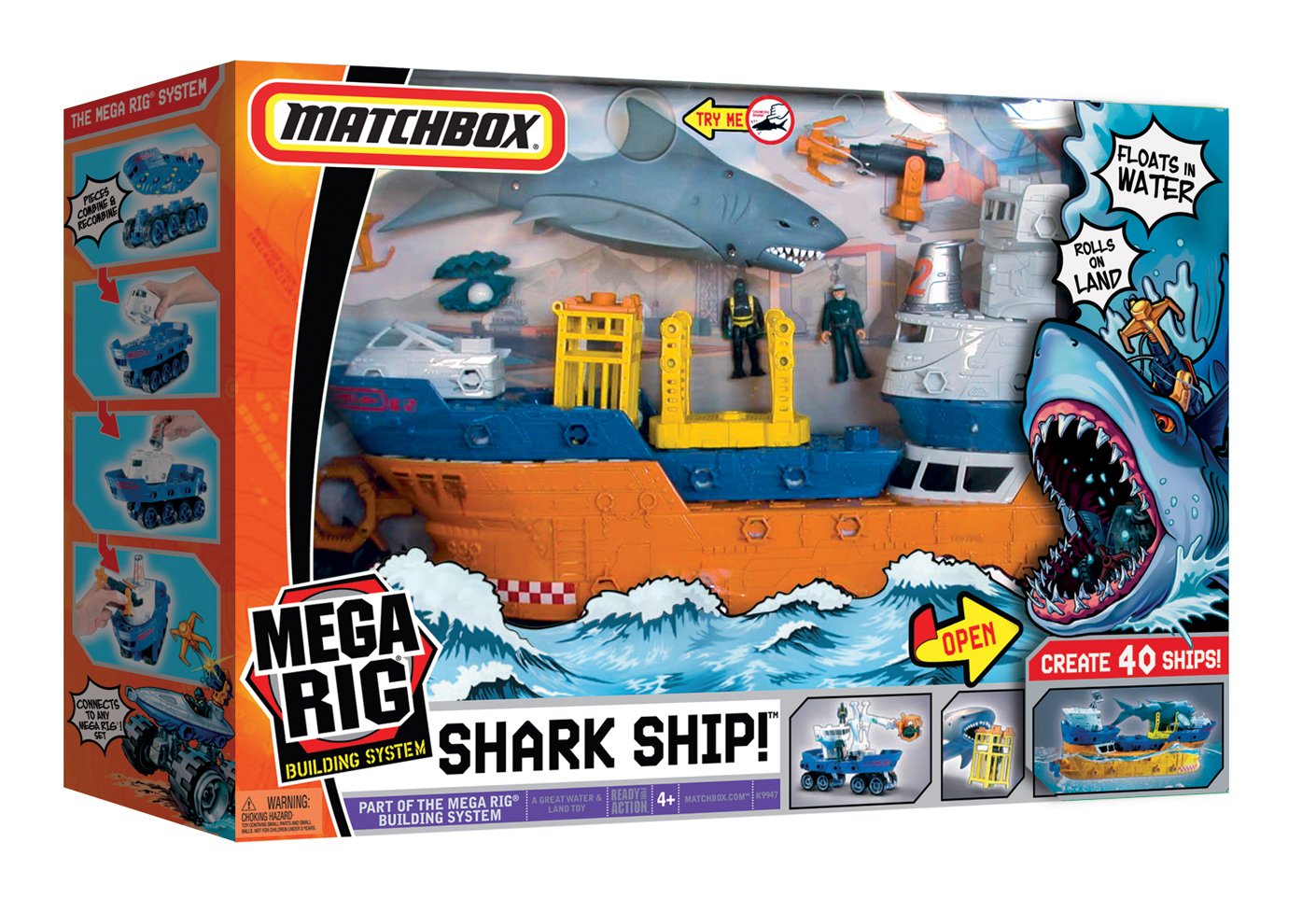 Mattel Matchbox Mega Rig Shark Adventure product thumbnail 8