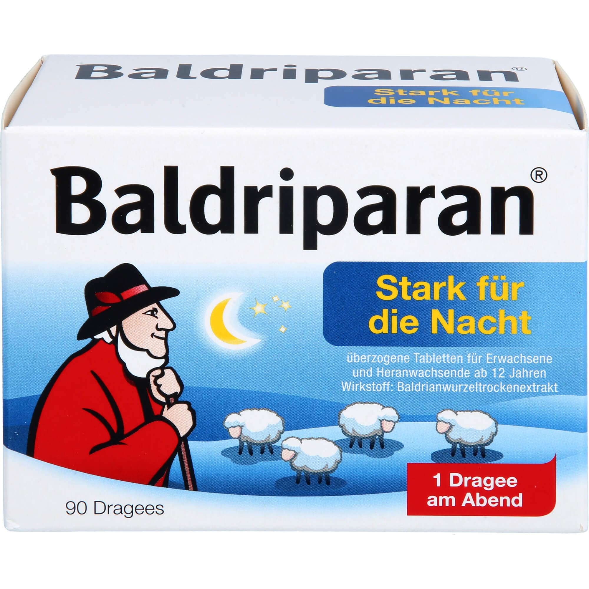 Baldriparan Stark für die Nacht 90 stk