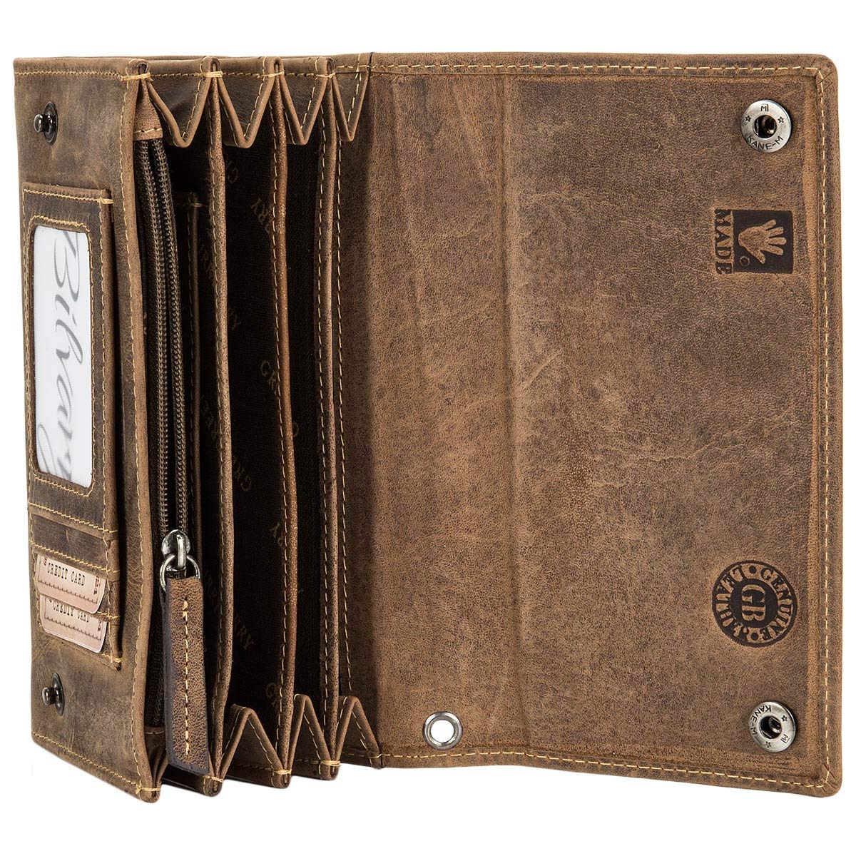 Greenburry Portafoglio vintage I in pelle 17 cm