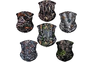JOEYOUNG Camo Neck Gaiters for Men Hunting