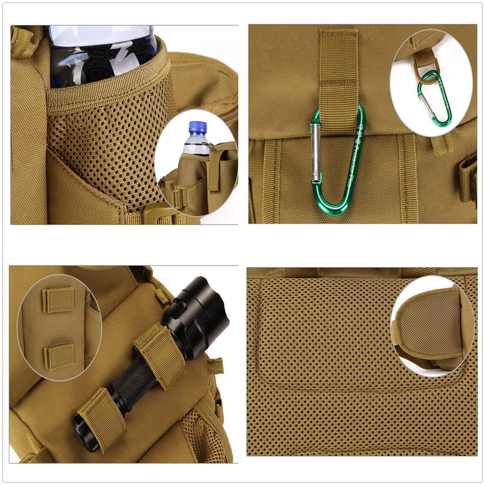Borsa Cintura Tattica, Borsa Crossbody MOLLE, Borsa Borraccia Militare