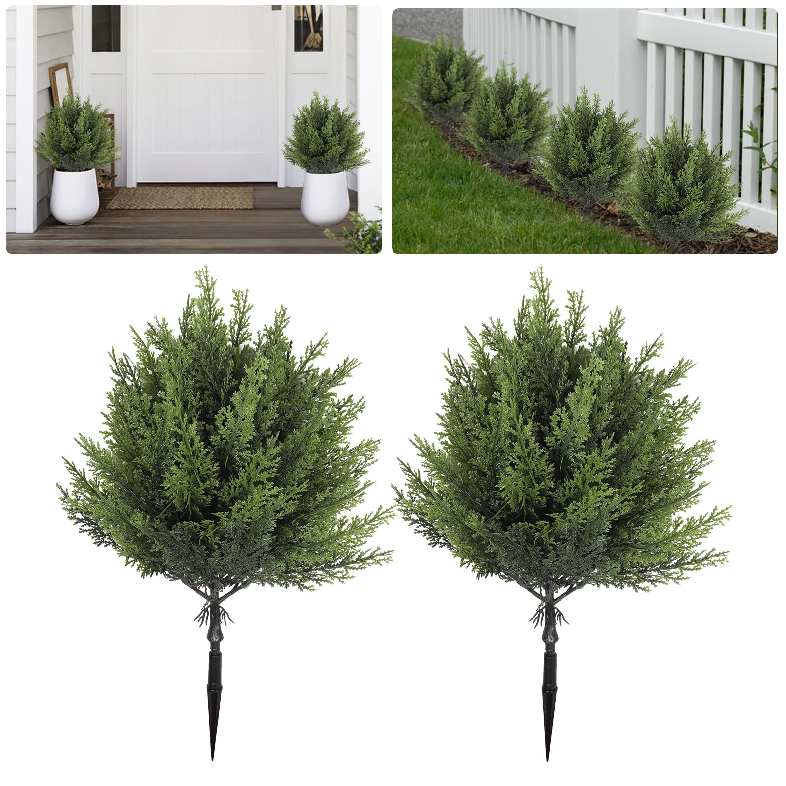 RECUTMS Artificial Cedar Topiary Ball