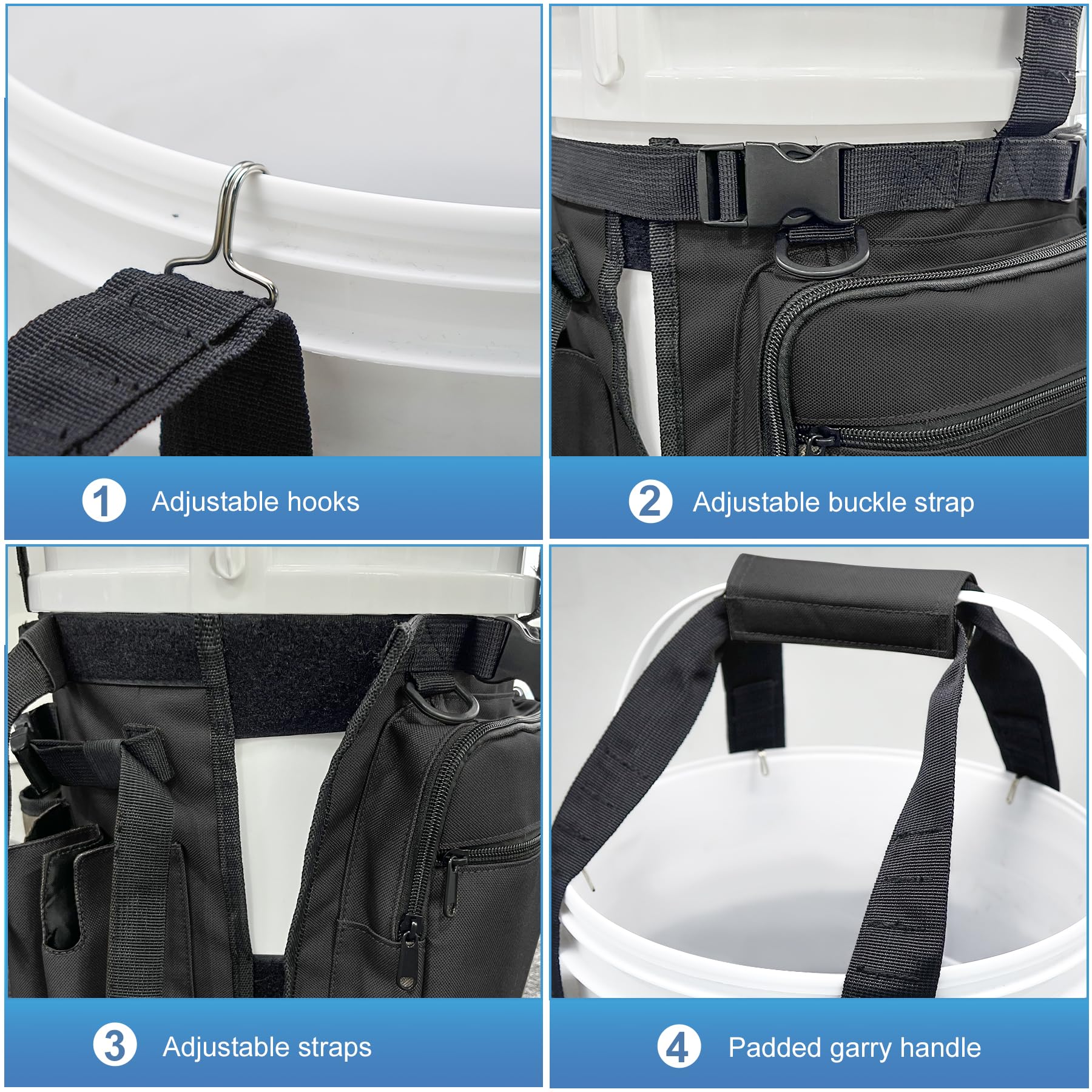 Amazon.com : WTVIDAS Fishing Bucket Organizer with Top Cover, Ice Fishing Tackle Bag with Rod & Plier Holder, Multi-Pockets for 5 Gallon Bucket Fish Gear & Accessories : Sports & Outdoors Amazon.com : WTVIDAS Fishing Bucket Organizer with Top Cover, Ice Fishing Tackle Bag with Rod & Plier Holder, Multi-Pockets for 5 Gallon Bucket Fish Gear & Accessories : Sports & Outdoors
