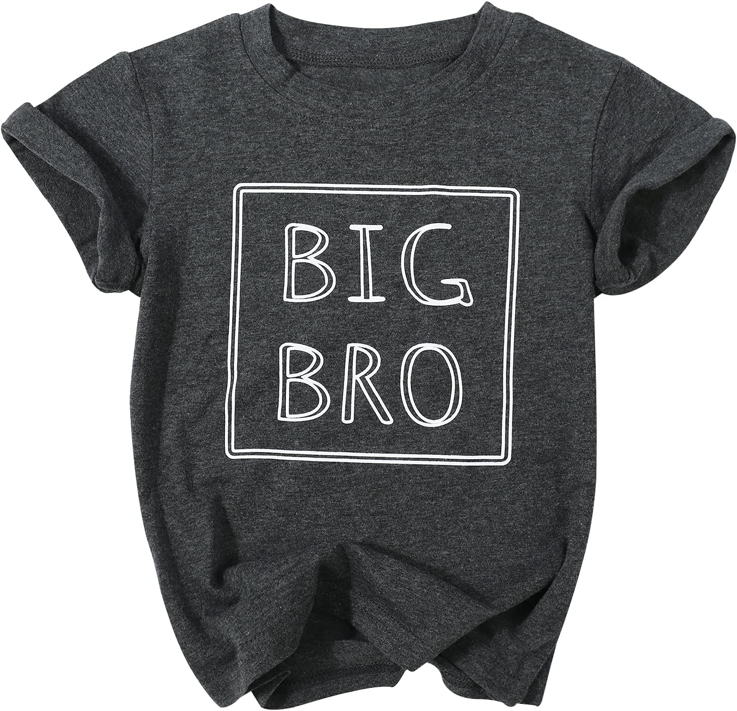 FRYAIDBig Brother Shirt Toddler Baby Boy Promoted to Big Brother Announcement Tshirt Infant Short Sleeve Clothes