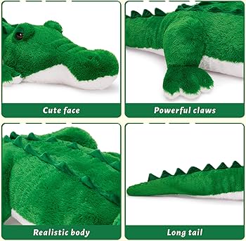 Amazon.com: MorisMos Giant Alligator Stuffed Animal, 67inch Huge