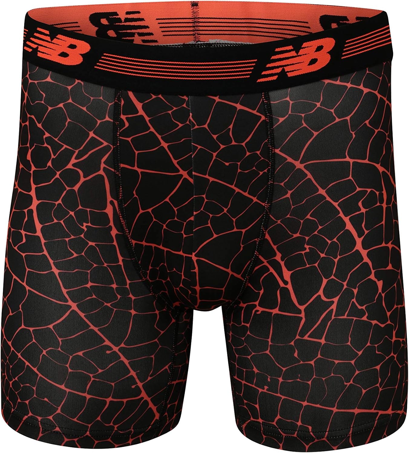 New Balance Men's 6" Performance No Fly Boxer Brief Underwear (4 Pack) - Image 3