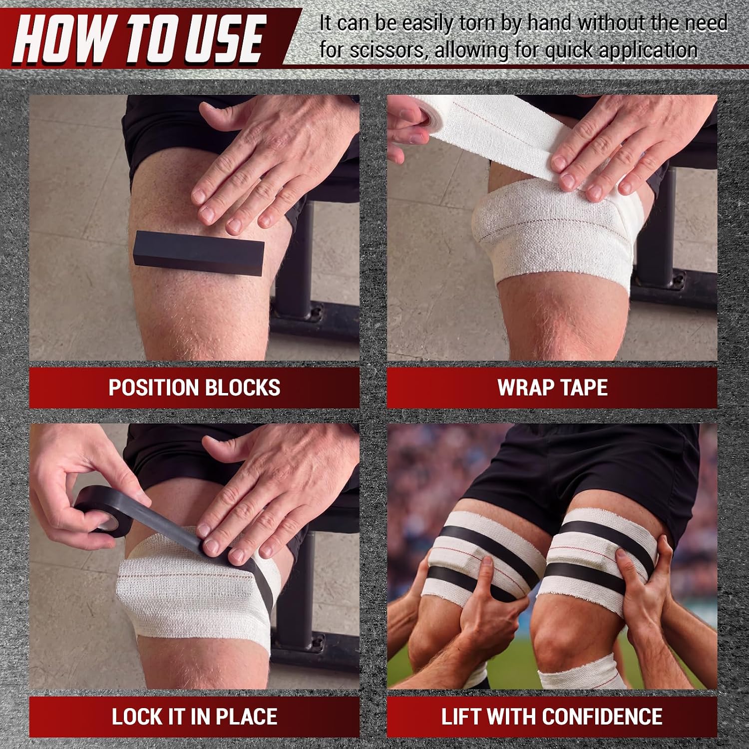 1 Set Rugby Lifting Kit, Rugby Arm and Leg Lifting Kit- Supports, Professional Stabilizes & Enhances Performance for Athletes, Lifting-Blocks, Rugbylineout Tape, Included a Drawstring Bag