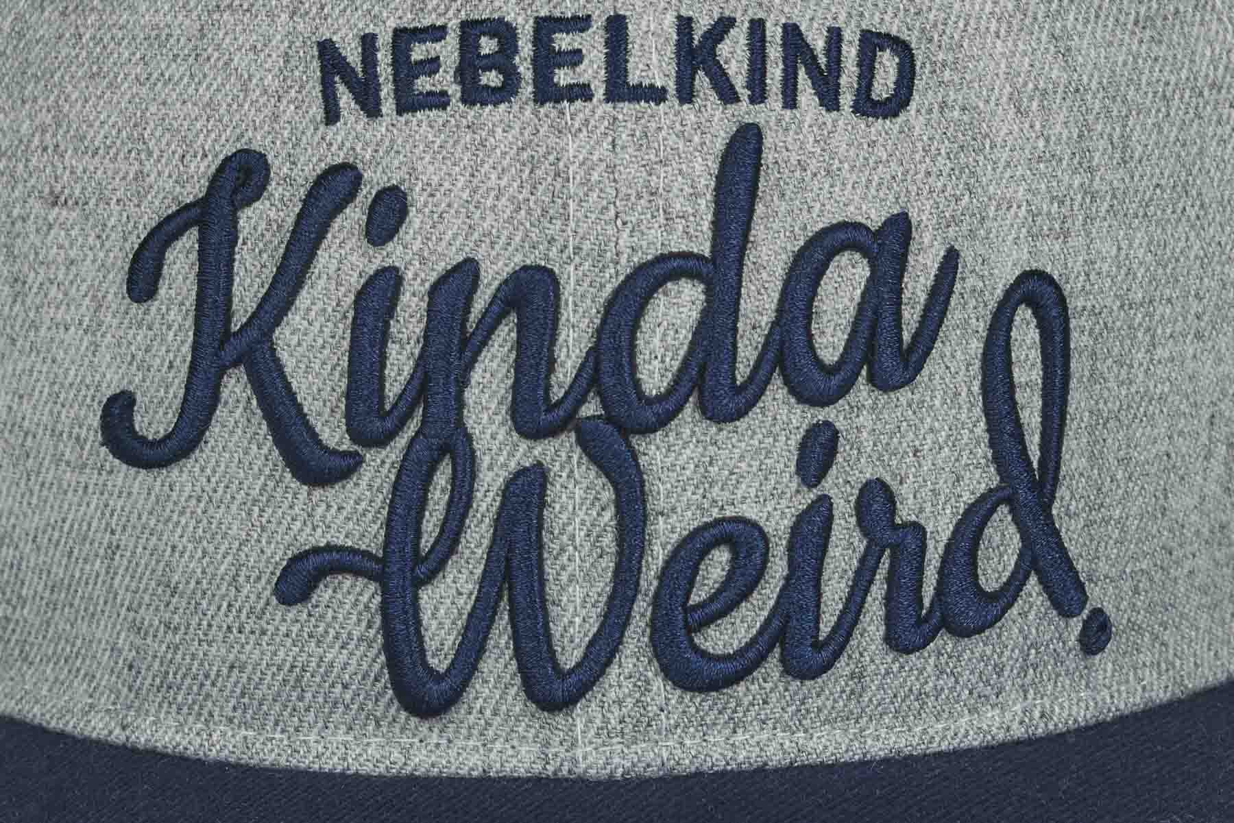 Nebelkind Casquette Snapback-Hommes Femmes The Weird Gris, Taille Unique onesize, Taille réglable, Unisexe, Style Streetwear, Casquette de Baseball avec visière Droite, Retro