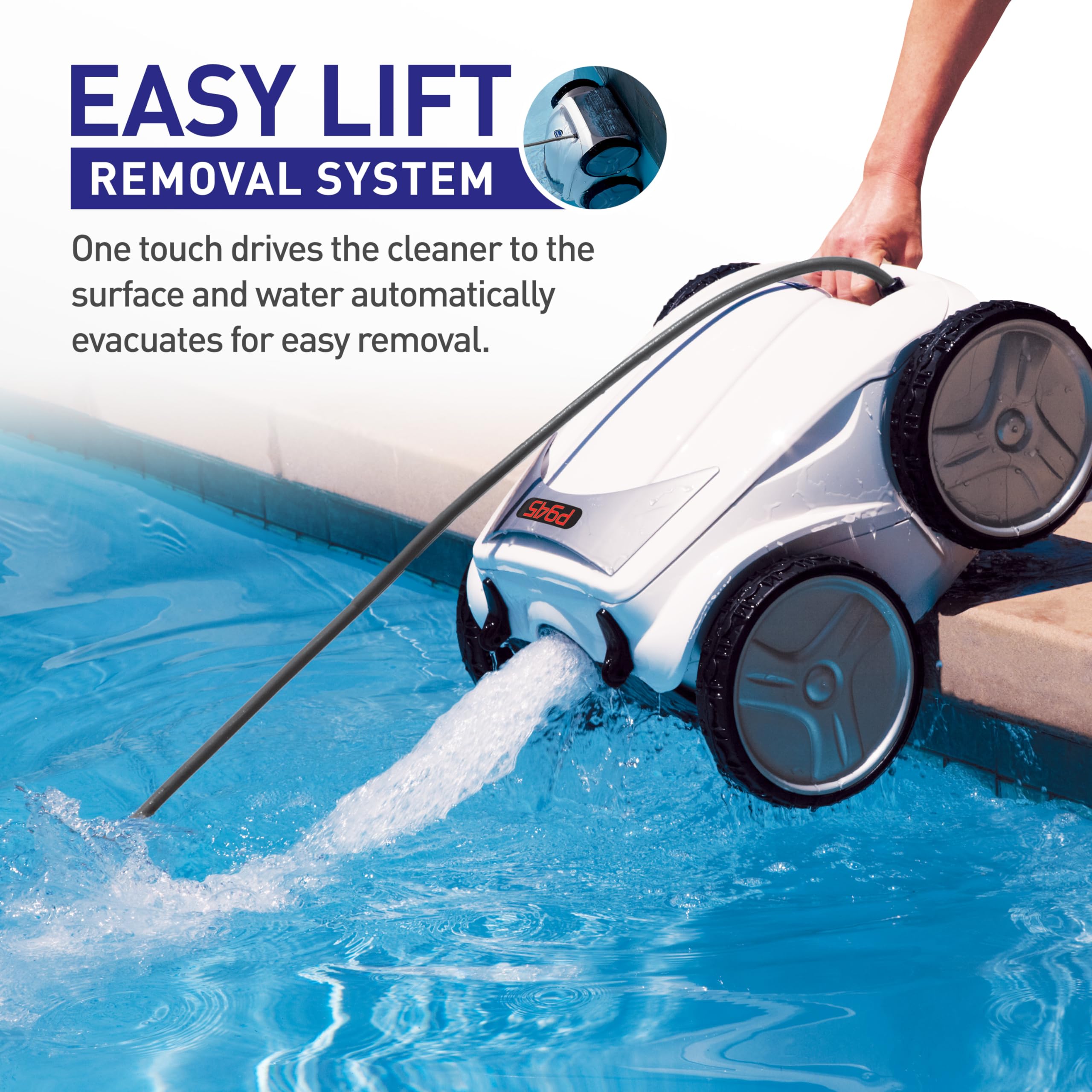 ポーです Polaris P945 Robotic Pool Cleaner for In-Ground Pools w/a