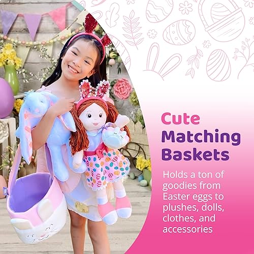 Miniatura 5 de Playtime by Eimmie Conjunto de ropa y accesorios para muñecas, vestido de vacaciones de Pascua con accesorios a juego, se adapta a muñecas