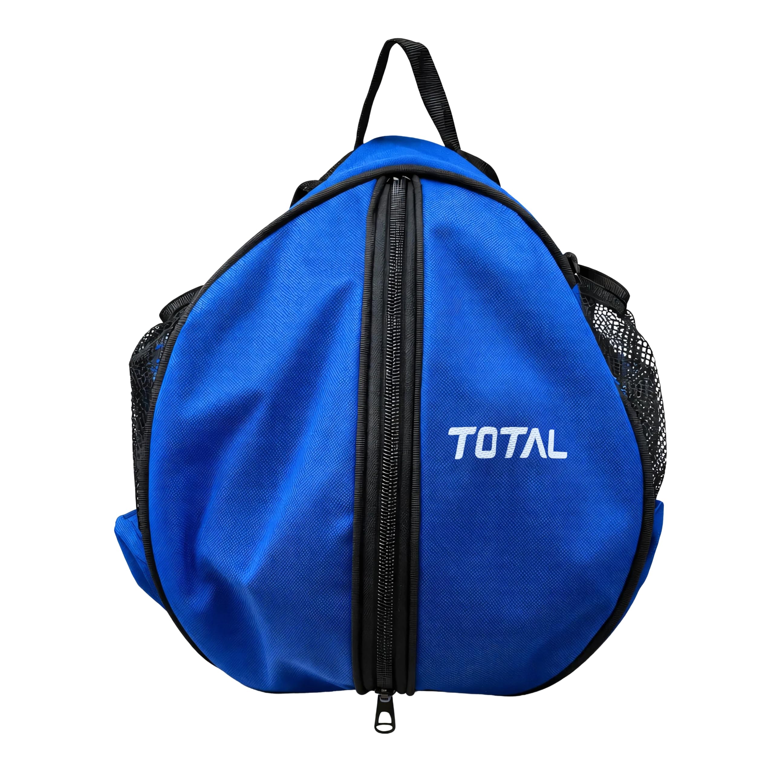 Total Ball Backpack with Zipper Ball Compartment & Mesh Pocket – Sports Ball Bag for Football, Basketball, Volleyball, Athletic Gear Backpack with Carry Handle Blue-image-23