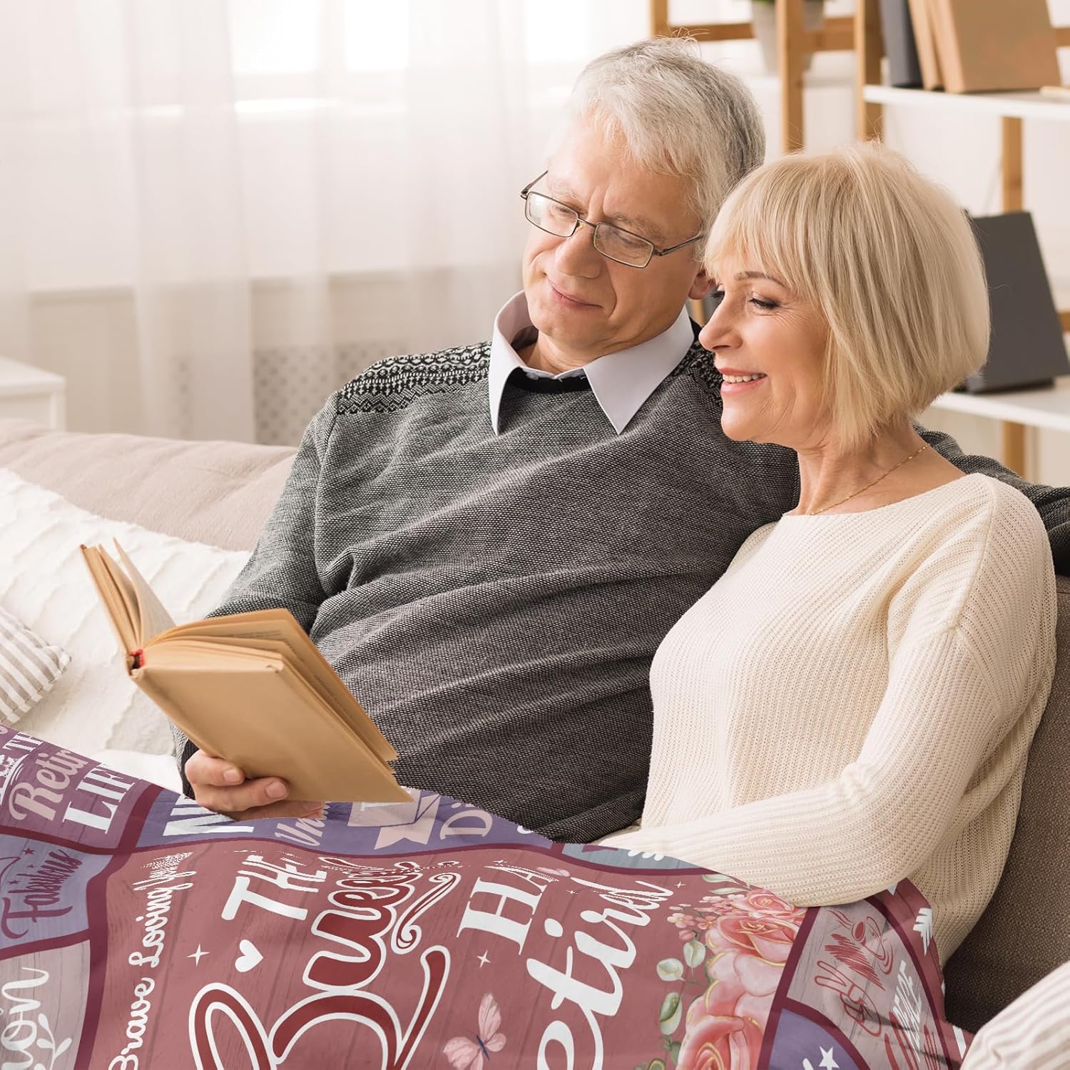 Retirement Gift for Woman, Retirement Gifts for Women 2026, Retired Blanket to My Mom Grandma, Farewell Merch for Coworkers Teacher Nurse, Retirement Party Decorations Blanket 60"x50" - Image 3